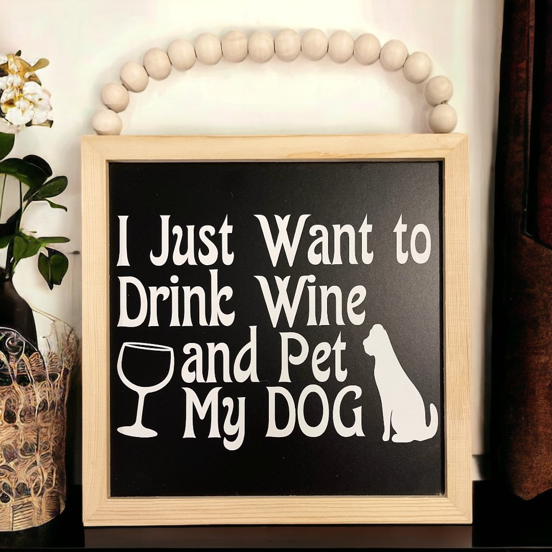 Drink Wine Pet Dog
